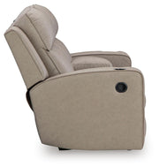 Ashley Furniture Lavenhorne living room set featuring sofa and loveseat with plush upholstery and wooden accents.