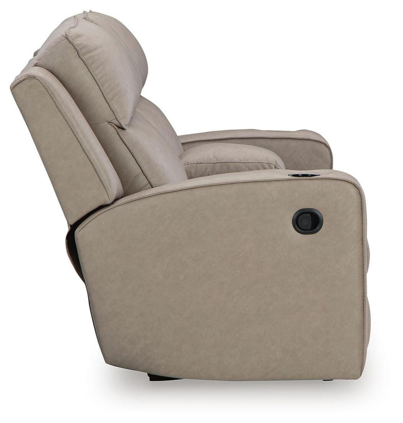 Ashley Furniture Lavenhorne living room set featuring sofa and loveseat with plush upholstery and wooden accents.