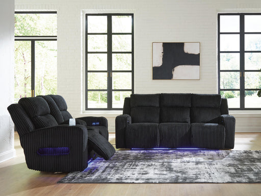 Ashley Furniture Forest Lake living room set with sofa and armchair in a cozy, stylish living space.