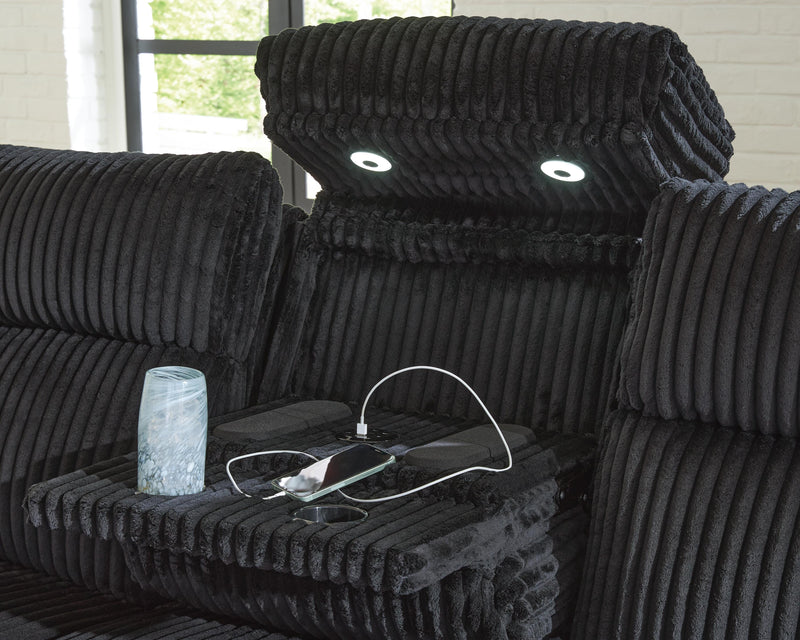 Ashley Furniture Forest Lake living room set with sofa and loveseat, featuring plush cushions and contemporary design.