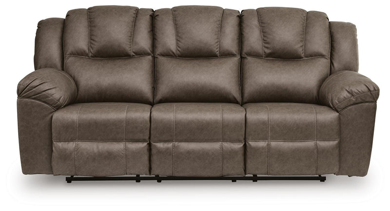 Ashley Furniture Lowilla living room set featuring a sofa and loveseat with neutral upholstery and modern design.