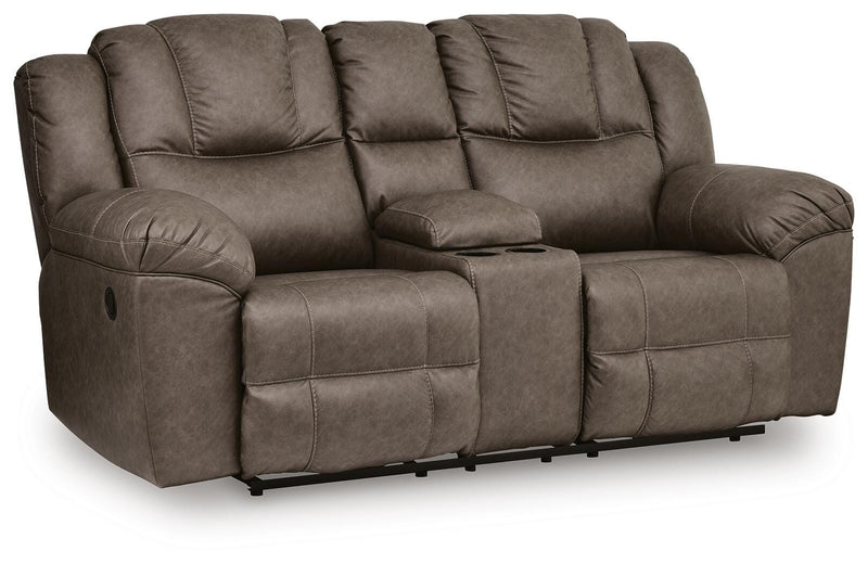 Ashley Furniture Lowilla living room set with sofa and armchair, featuring plush cushions and modern design in a cozy living space.