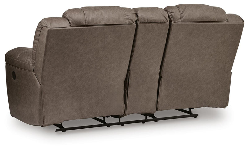 Ashley Furniture Lowilla living room set with sofa and loveseat, showcasing plush cushions and modern design.