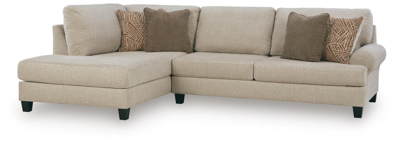 Ashley Furniture Steelwater Retreat living room set with sofa, loveseat, and armchair in a modern fabric upholstery.