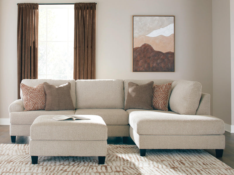 Ashley Furniture Steelwater Retreat living room set featuring a sofa and loveseat with plush cushions and coordinated upholstery.