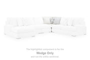 Ashley Furniture Misty-Lakes sectional with chaise, featuring plush upholstery and modern design in a cozy living room setting.