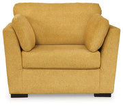 Ashley Furniture Keerwick living room set featuring a sofa and loveseat with plush fabric and modern design.