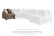Ashley Furniture Camellia-Court sectional with chaise, showing plush fabric upholstery and modern sectional sofa layout.