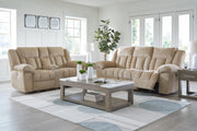 Ashley Furniture Tip-Off 2-Piece living room set with sofa and loveseat, featuring modern upholstery and clean lines.