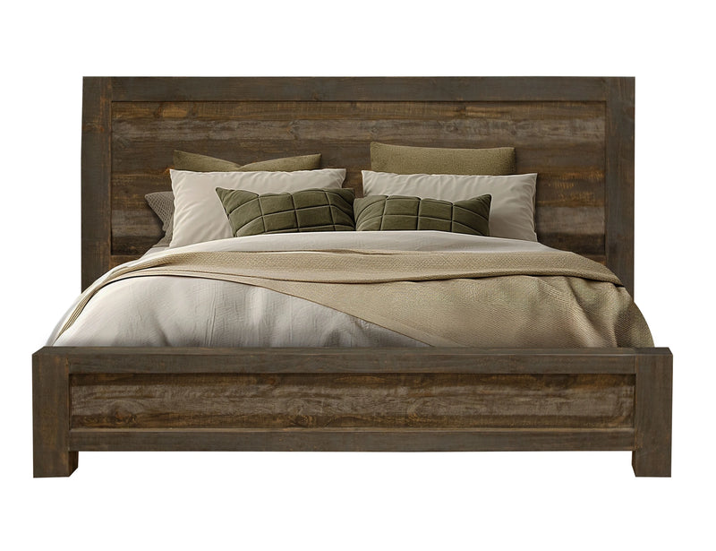Loft Brown Low Profile Footboard King Bed