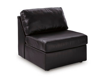 Ashley Furniture Modmax II sectional sofa shown from an angled view, featuring modern design and plush upholstery.