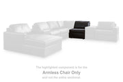 Ashley Furniture Modmax II sectional sofa with chaise, featuring plush fabric upholstery and modern design.