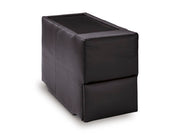 Ashley Furniture Modmax II sectional sofa with storage console, shown from an angled view in a modern living room setting.
