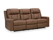 Ashley Furniture Mackmenville living room set with sofa, loveseat, and armchair in a modern fabric design.