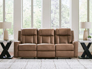 Ashley Furniture Mackmenville living room set featuring a sofa and loveseat with neutral fabric upholstery and modern design.