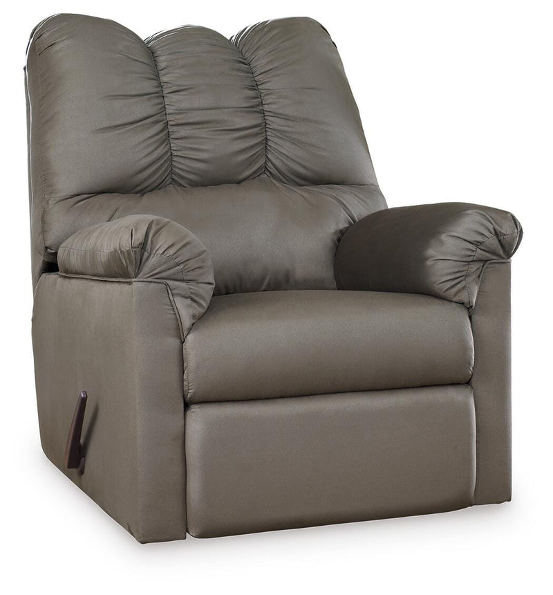 Ashley Furniture Darcy living room set with sofa and loveseat, featuring plush cushions and modern design.