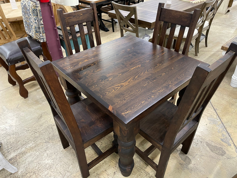 Reclaimed Wood 5-Piece Dining Set