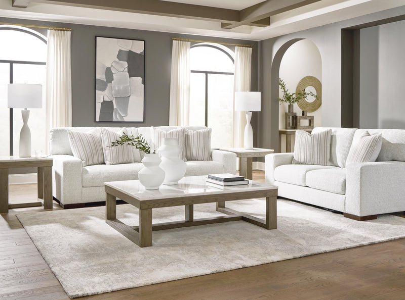 Ashley Furniture Hartside living room set with sofa and armchair, featuring plush upholstery and modern design.