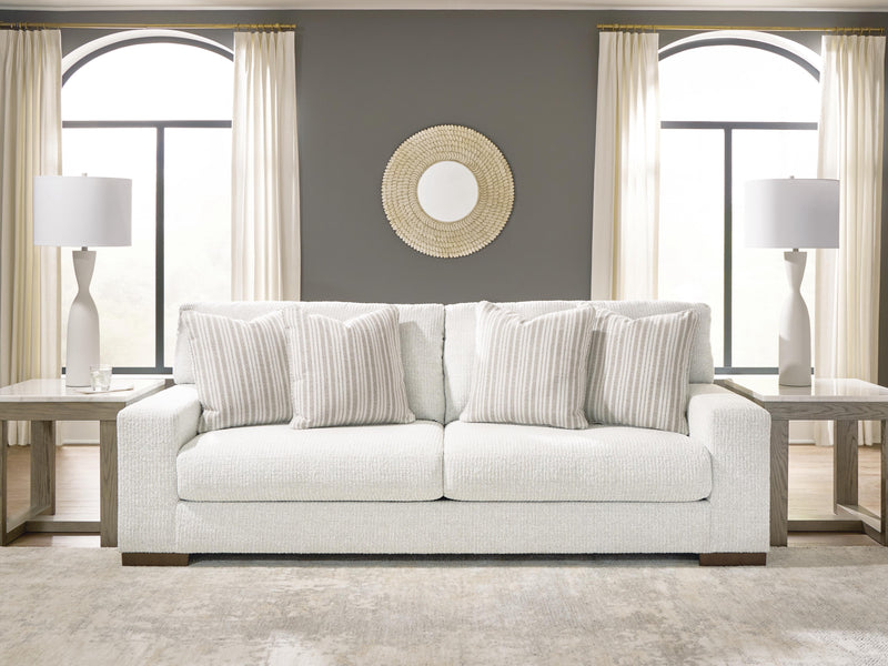 Ashley Furniture Hartside living room set with plush sofa and matching chairs arranged in a cozy, modern living space.