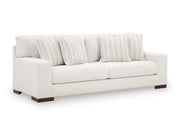 Ashley Furniture Hartside living room set featuring a sofa and armchair in a modern design, shown from an angled view.