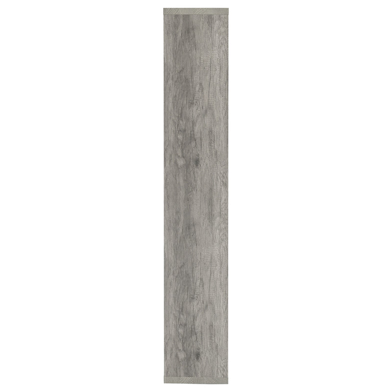 Theo 10-shelf Bookcase Weathered Grey