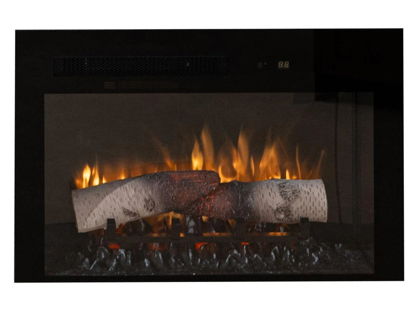 White Balam, Wall Unit with Electric Fireplace Insert