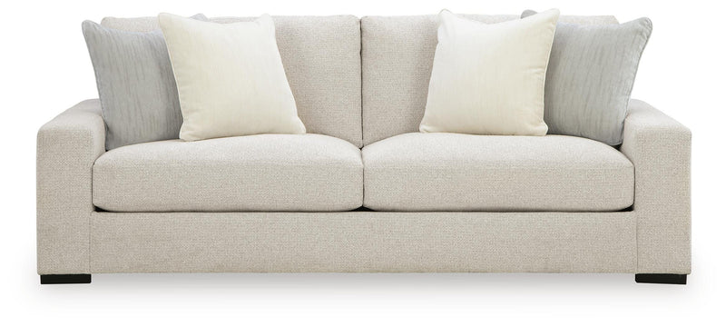 Ashley Furniture Conlee-Pike living room set with plush sofa and armchair, featuring neutral upholstery and modern design.