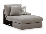 Ashley Furniture Lindon sectional with chaise, showcasing a modern fabric sofa with plush cushions and a spacious design.