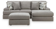 Ashley Furniture Lindon living room set with sofa and loveseat in a modern design, shown in a cozy, stylish living room setting.