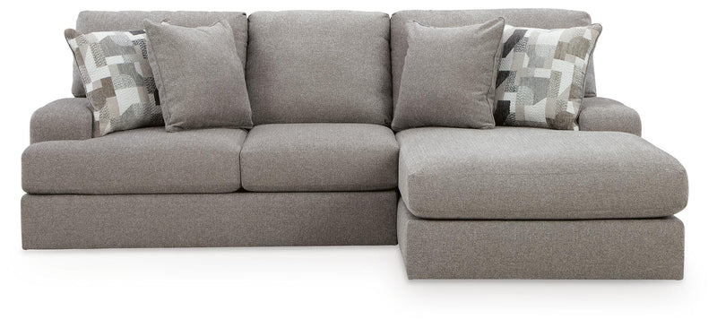 Ashley Furniture Lindon living room set featuring a sofa and loveseat with neutral fabric upholstery and modern design.