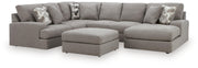 Ashley Furniture Lindon living room set with sofa and loveseat in neutral fabric, stylish and comfortable for modern living rooms.