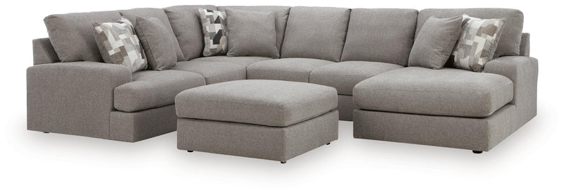 Ashley Furniture Lindon living room set with sofa and loveseat in neutral fabric, stylish and comfortable for modern living rooms.
