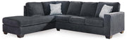 Ashley Furniture Altari sectional with chaise, featuring plush upholstery and modern design, shown in a contemporary living room setting.