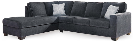 Ashley Furniture Altari sectional with chaise, featuring plush upholstery and modern design, shown in a contemporary living room setting.