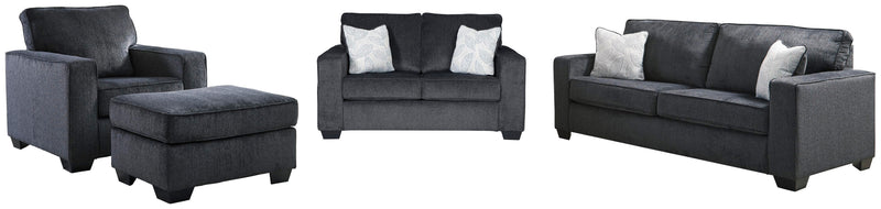 Ashley Furniture Altari living room set with sofa and loveseat, featuring plush cushions and modern design.