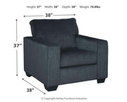 Ashley Furniture Altari living room set with sofa and chairs, featuring plush cushions and modern design in a stylish living space.