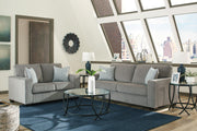 Ashley Furniture Altari Room Set lamp set with two matching table lamps featuring beige shades and decorative bases.
