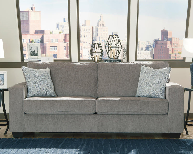 Ashley Furniture Altari Sofa with plush upholstery and sleek design, shown in a cropped image highlighting its modern style.