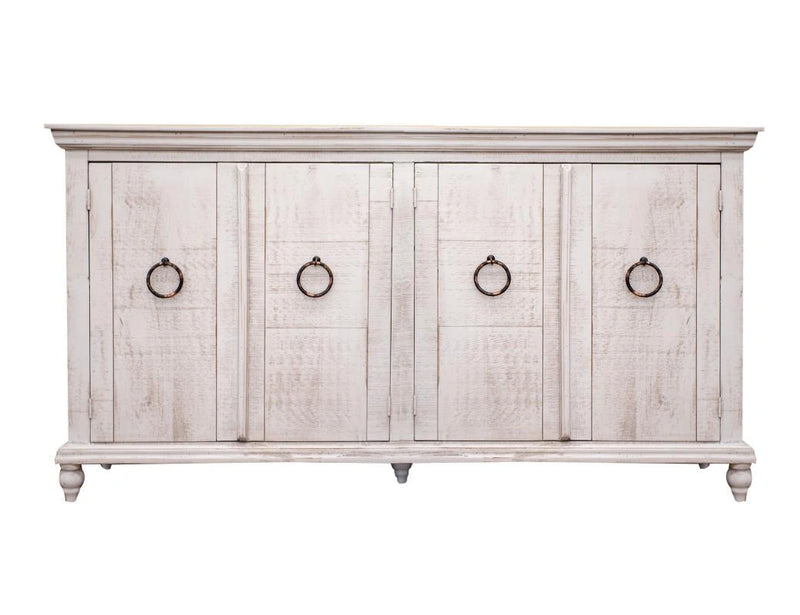 Capri Console w/ 4 Doors, Ivory finish*