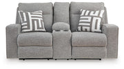 Ashley Furniture Biscoe living room set with plush sofas and coordinating armchair in a modern, stylish design.