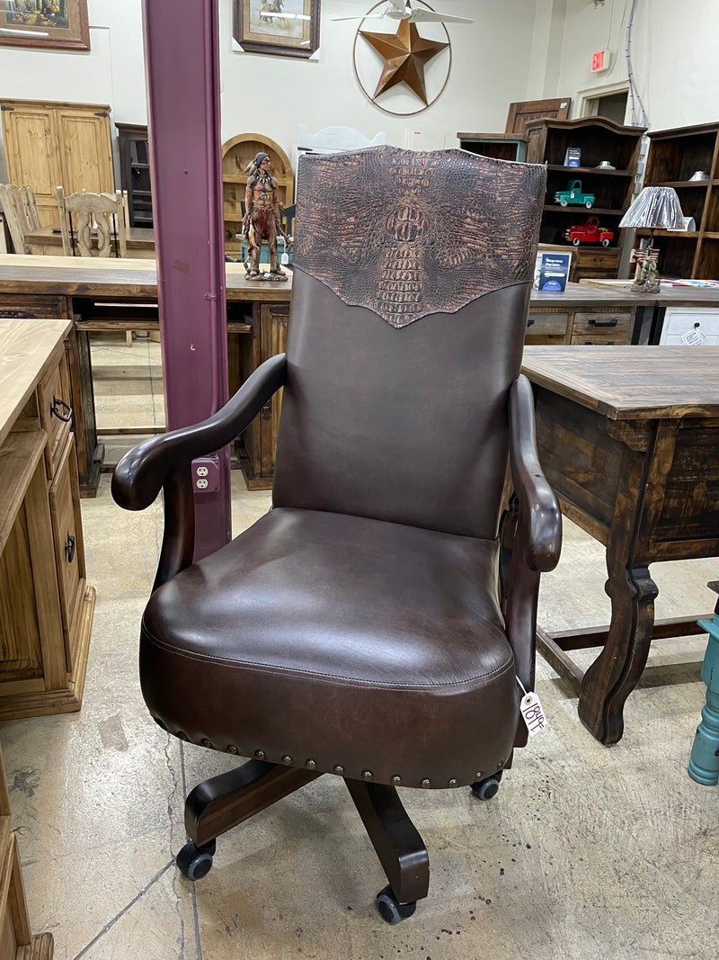 Office Leather Chair by Texas Barstool
