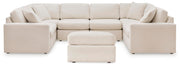 Ashley Furniture Modmax living room set with sofa and armchair, modern design in neutral fabric, stylish and comfortable furniture.