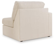 Ashley Furniture Modmax sectional with built-in audio and storage consoles, featuring a balanced design and plush fabric upholstery.