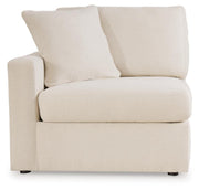 Ashley Furniture Modmax sectional sofa with built-in audio and storage consoles, showing a modern, plush seating arrangement.