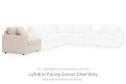 Ashley Furniture Modmax balanced sectional with built-in audio and storage consoles, featuring plush cushions and modern design.