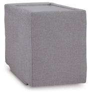 Ashley Furniture Modmax balanced sectional with built-in audio and storage consoles, featuring plush cushions and modern design.