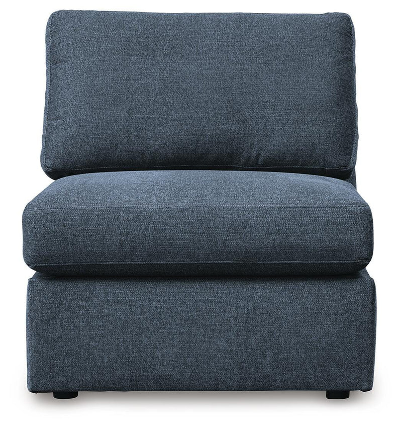 Ashley Furniture Modmax 6-piece sectional sofa with plush cushions and modern design, shown from a head-on view.