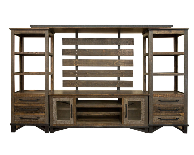 Loft Brown Wall Unit