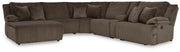 Ashley Furniture Top Tier Living Room Set with sofa and armchair, stylish fabric upholstery and modern design.