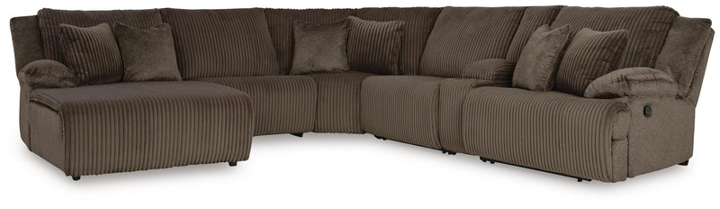 Ashley Furniture Top Tier Living Room Set with sofa and armchair, stylish fabric upholstery and modern design.
